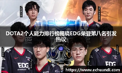 乐竟电竞DOTA2个人能力排行榜揭晓EDG荣登第八名引发热议